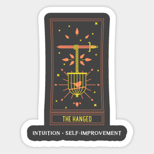 The Hanged, Intuition, Self-improvement Sticker